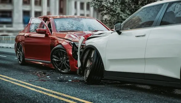 Car Accident Scene
