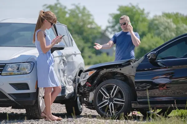 Car Accident Scene