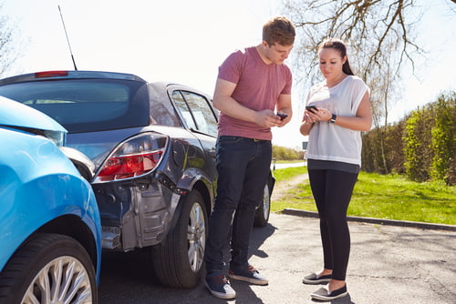 saying sorry after a car accident, apologizing after a car accident