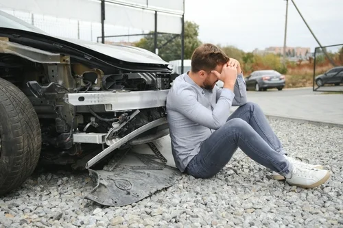 Distressed man can’t remember the car accident clearly