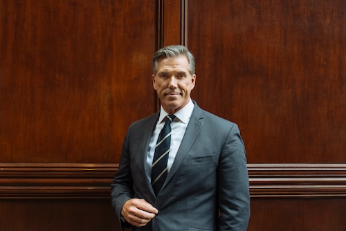 Rideshare accident lawyer in Lawrenceville Georgia meeting with injured client during free case review