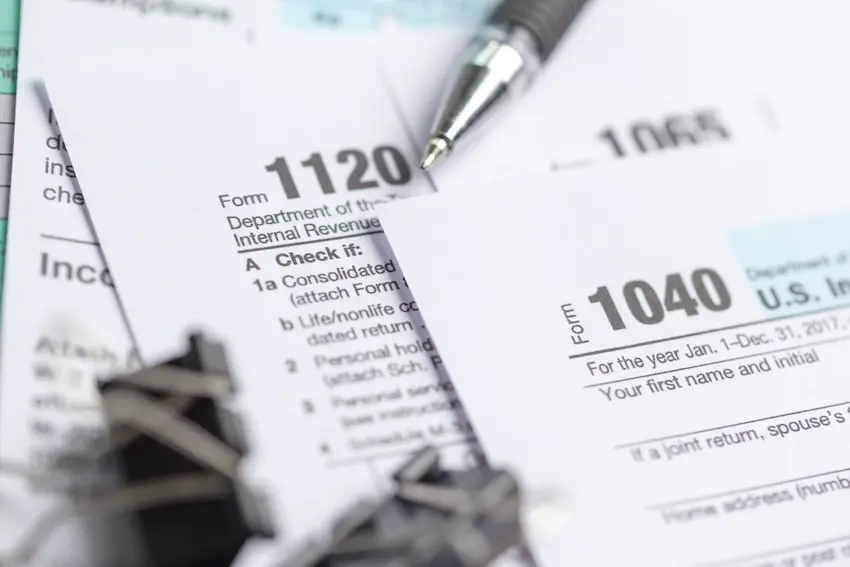 Tax returns and financial documents used to prove self-employed lost income in Georgia car accident claim