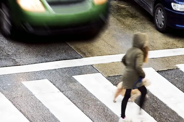 Pedestrian Crossing Street